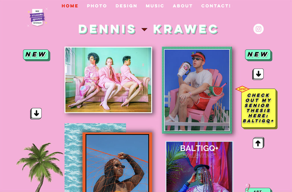 Dennis Krawec is a Brooklyn-based designer who specializes in graphic design, art direction, photography, video, and music production.