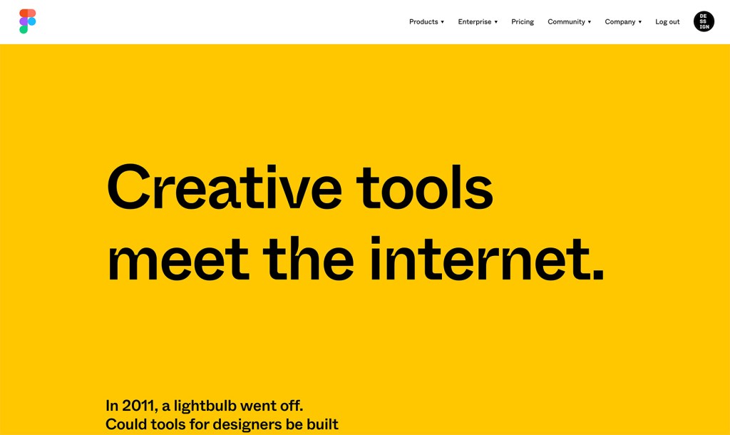 Figma about us page