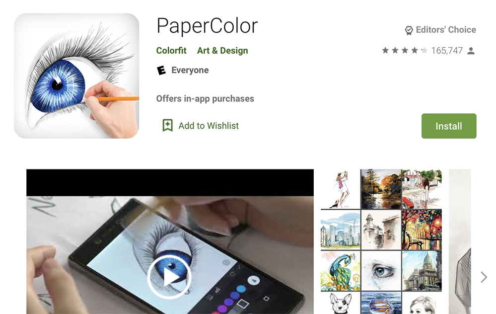 PaperColor draw app