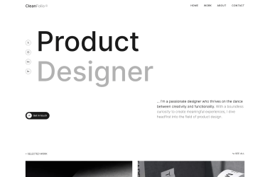 CleanFolio-—-Webflow-HTML-website-template