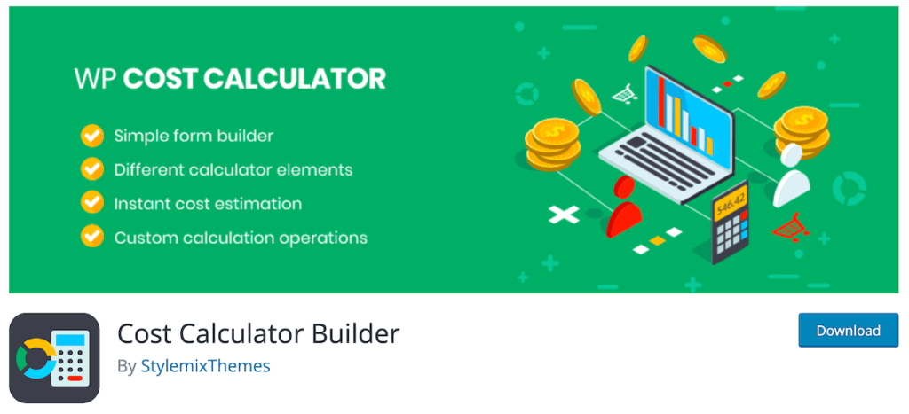 Cost Calculator Builder WordPress plugin Cost Calculator Builder WordPress plugin
