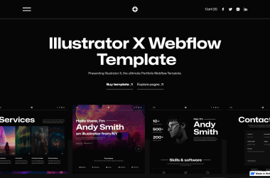 Illustrator-X-Webflow-Ecommerce-website-template