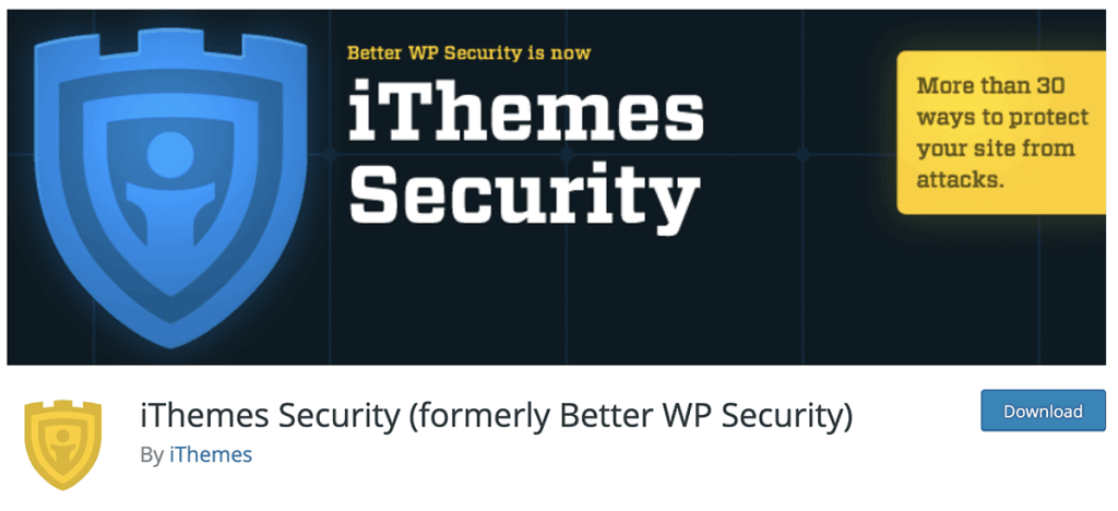 iThemes Security Plugin