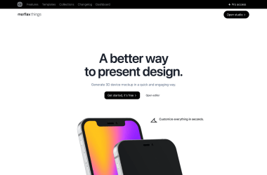 Morflax-things-The-Easiest-3D-device-mockup-builder