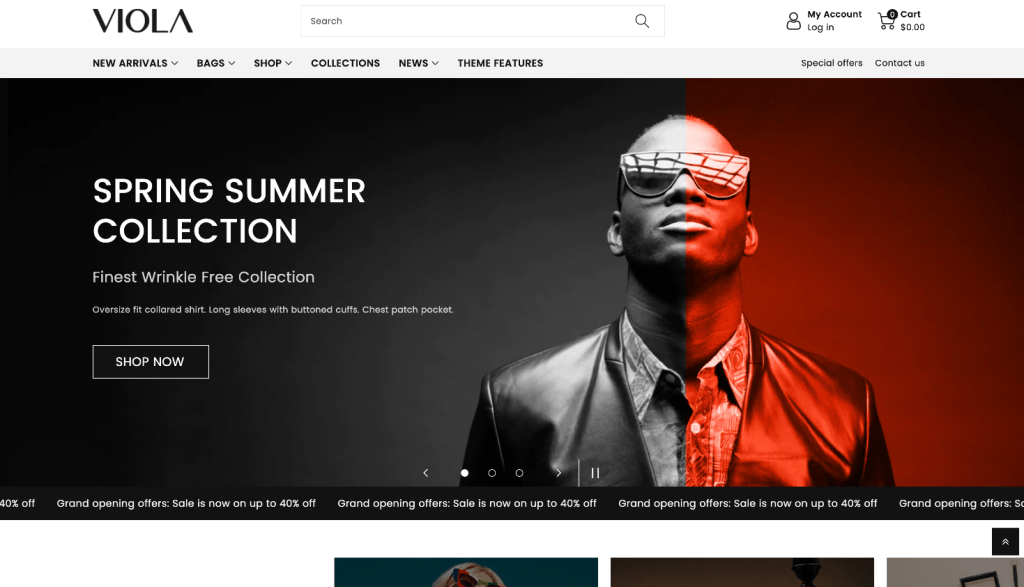 Preview-Default-Theme-Viola-Ecommerce-Website-Template