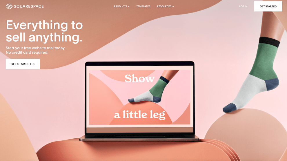 Squarespace homepage slick design Squarespace homepage slick design