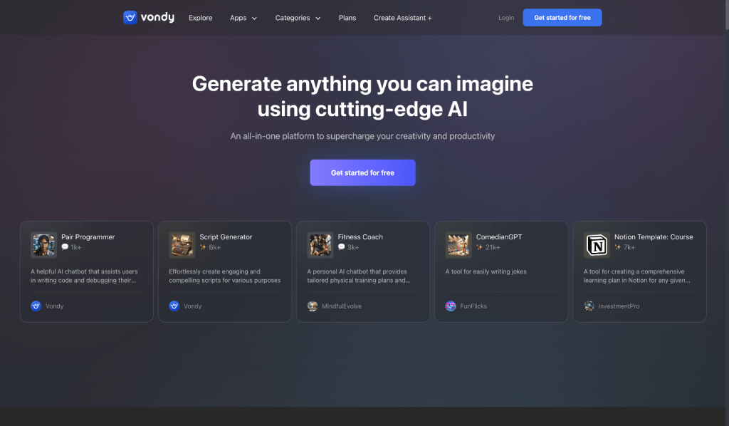 Vondy-Next-Generation-AI-Apps