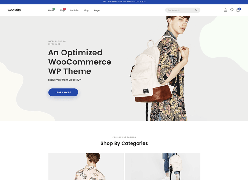 Woostify is fully optimized to make your website at the smallest size and fastest loading time, even without any optimization applied at all.