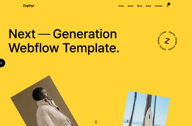 Zephyr-Webflow-Ecommerce-website-template